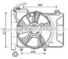 PRASCO TO7647 Fan, radiator